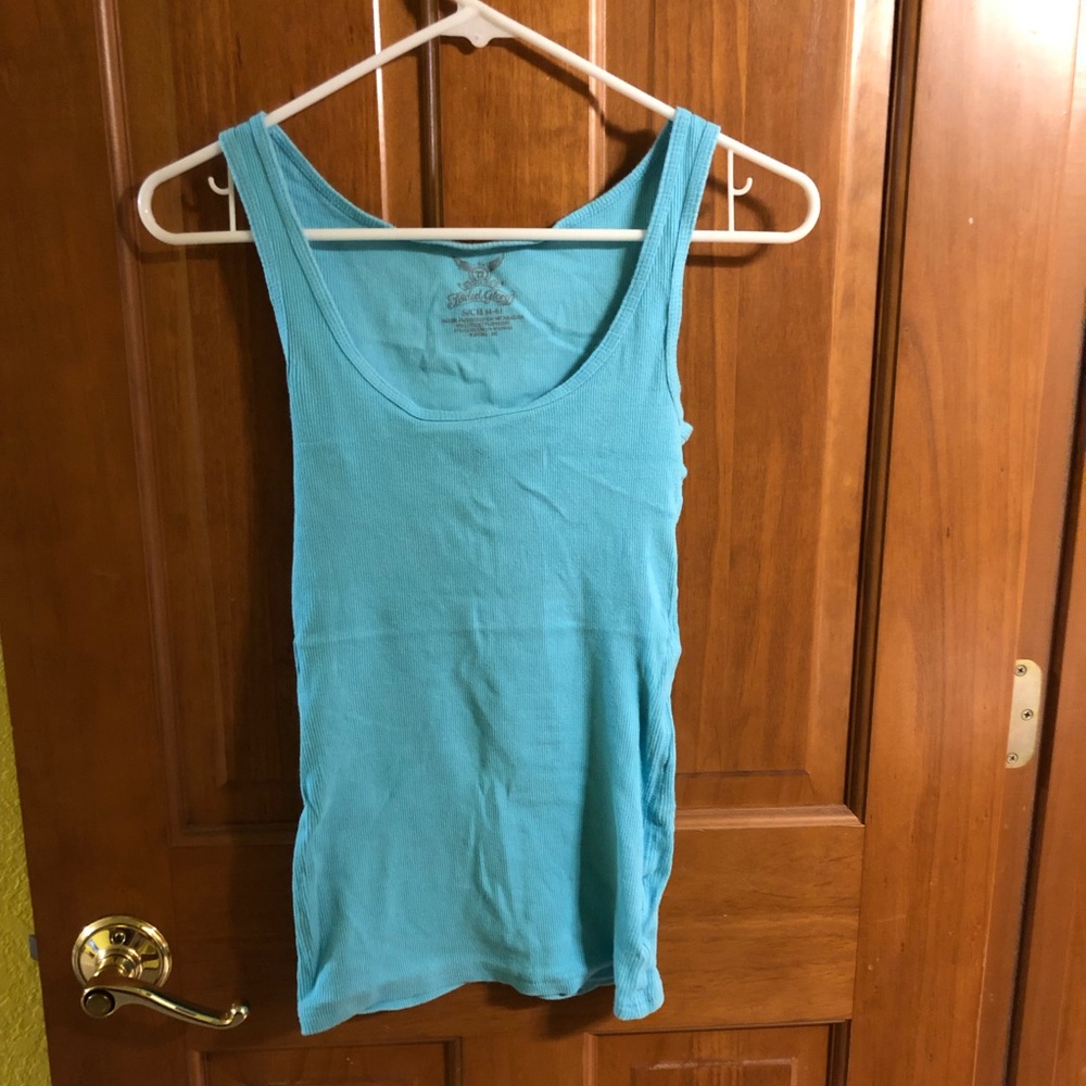 Blue tank top